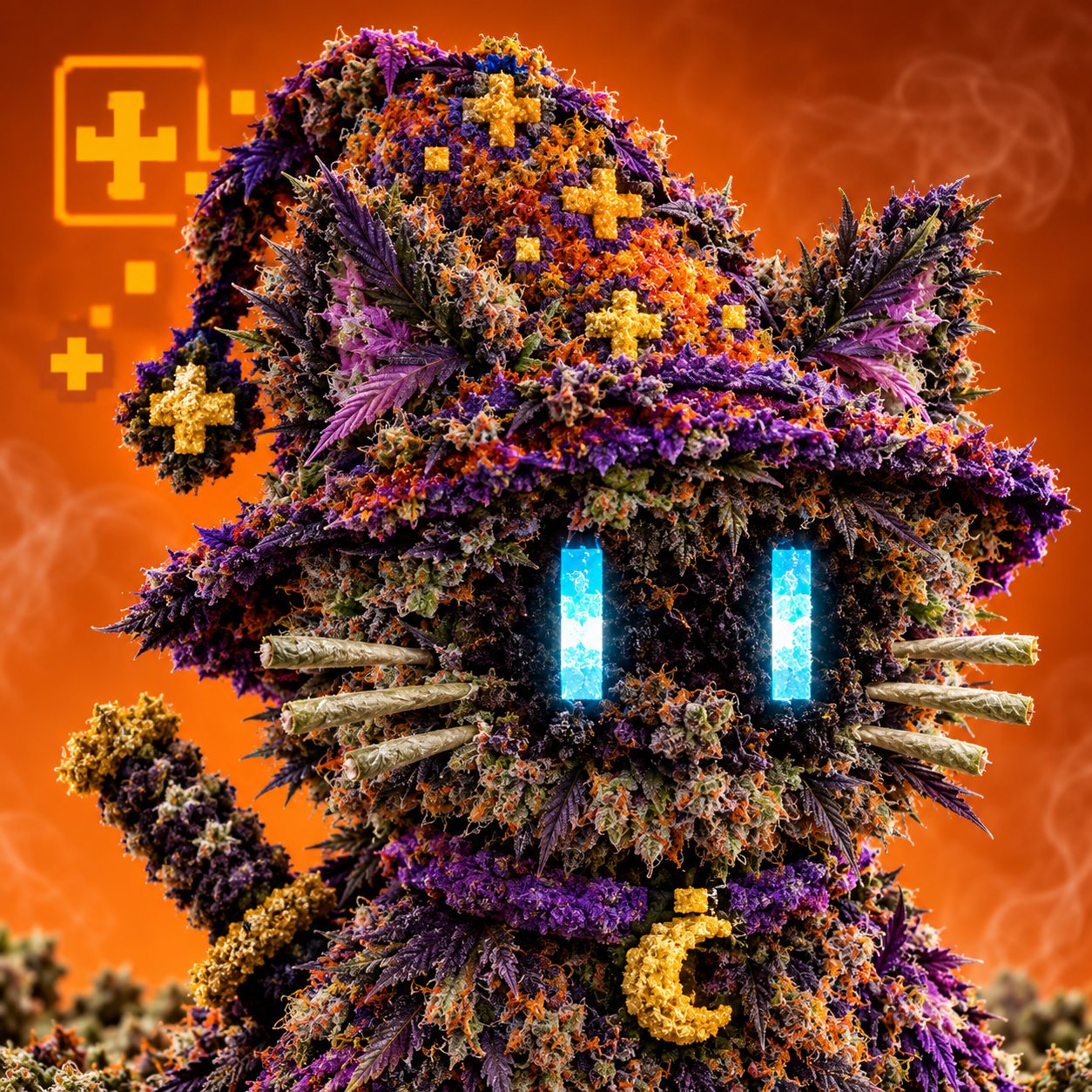 Canna Cats V2 — authentic NFT artwork, token 1